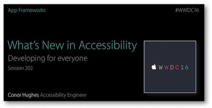Access to what's new in accessibility