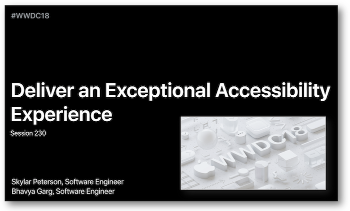 Access to deliver an exceptional accessibility experience