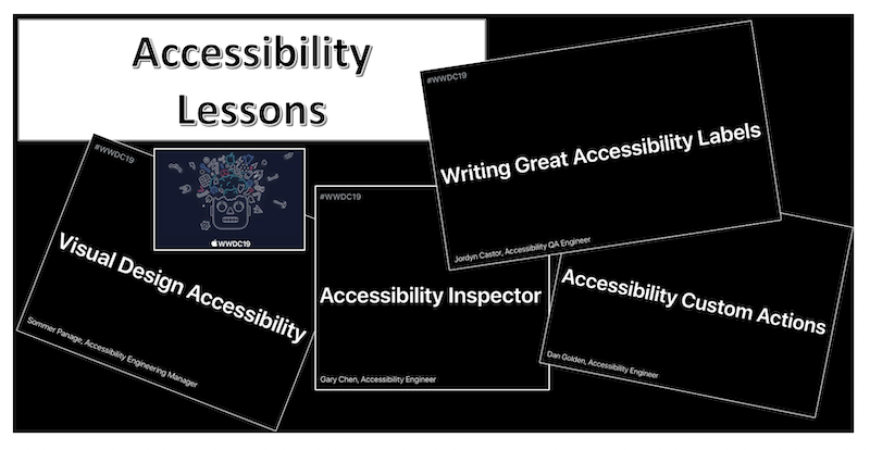 Access to the accessibility lessons