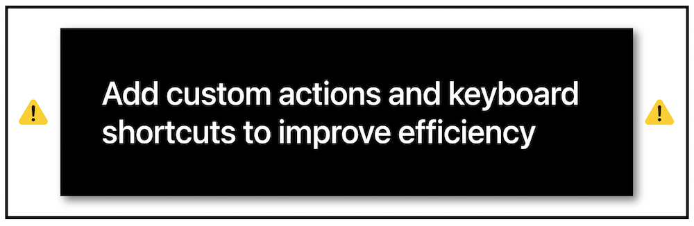 Access to the WWDC video for watching this specific moment of the talk regarding the importance of actions.