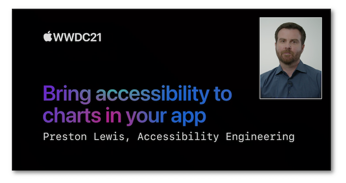 Access to the Bring accessibility to charts in your app video session