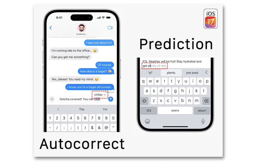 autocorrect and prediction