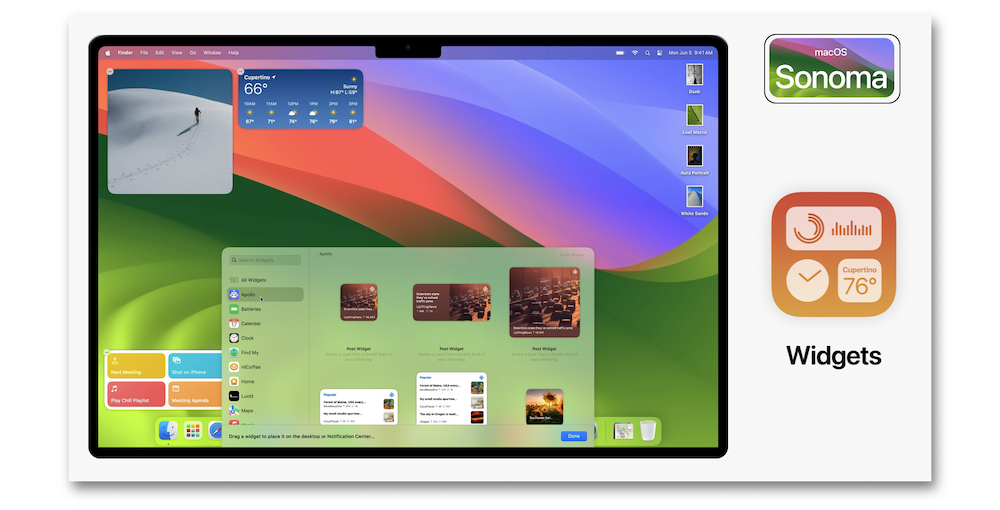 widgets