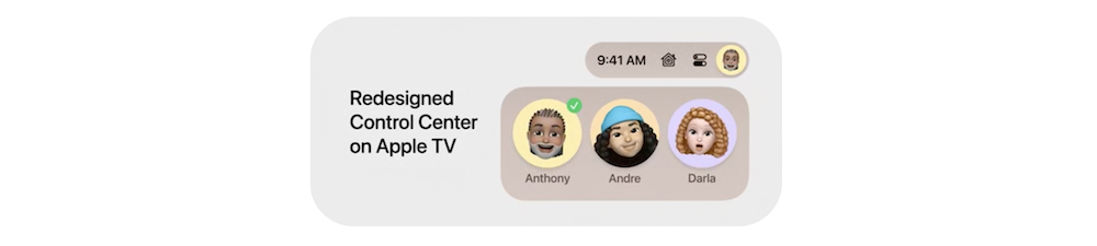 redesigned control center