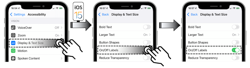 iOS design criteria - Orange digital accessibility guidelines