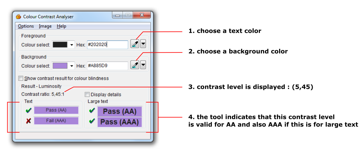 Sketch Color Contrast Analyser Plugin | Sketch Elements